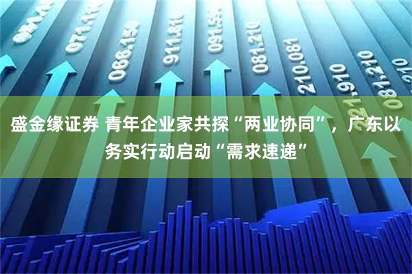 盛金缘证券 青年企业家共探“两业协同”，广东以务实行动启动“需求速递”