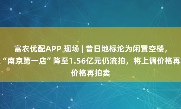 富农优配APP 现场 | 昔日地标沦为闲置空楼,国美“南京第一店”降至1.56亿元仍流拍,将上调价格再拍卖